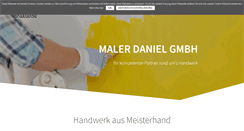 Desktop Screenshot of maler-daniel.de