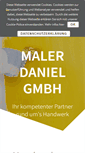 Mobile Screenshot of maler-daniel.de