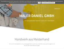 Tablet Screenshot of maler-daniel.de